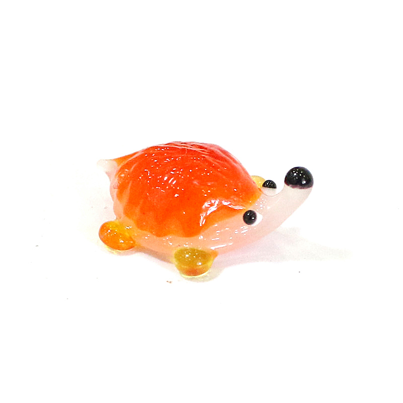 Japan Bonsai Garden - Handmade Mini Glass Hedgehog Figurine Cute