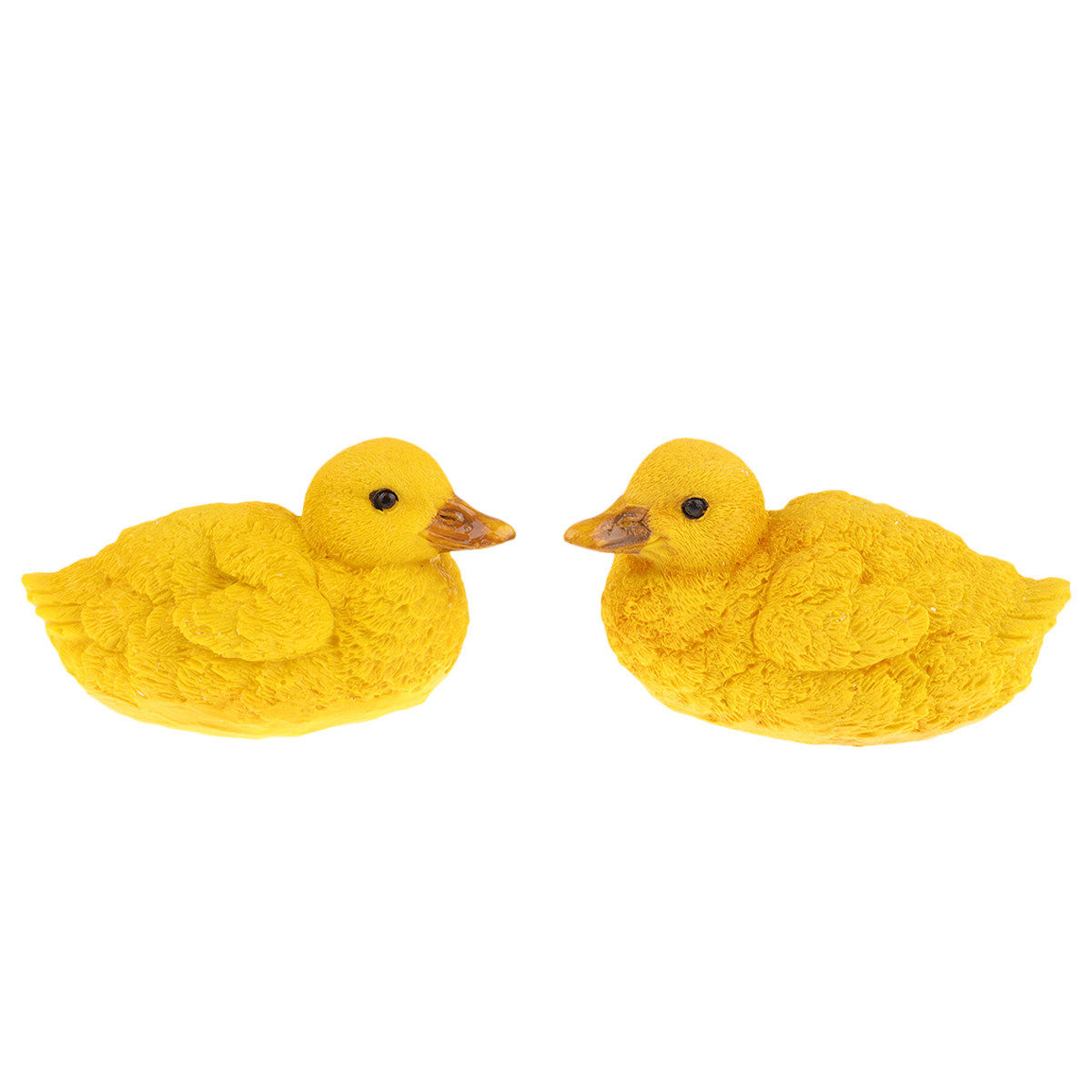 Bonsai Garden With Pond - 1Pair Yellow Duck Decoration Resin Charming