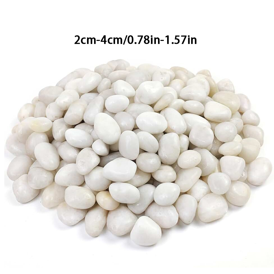 300/600g Polished White Pebble - đánh giá và giá Bonsai Rock Garden