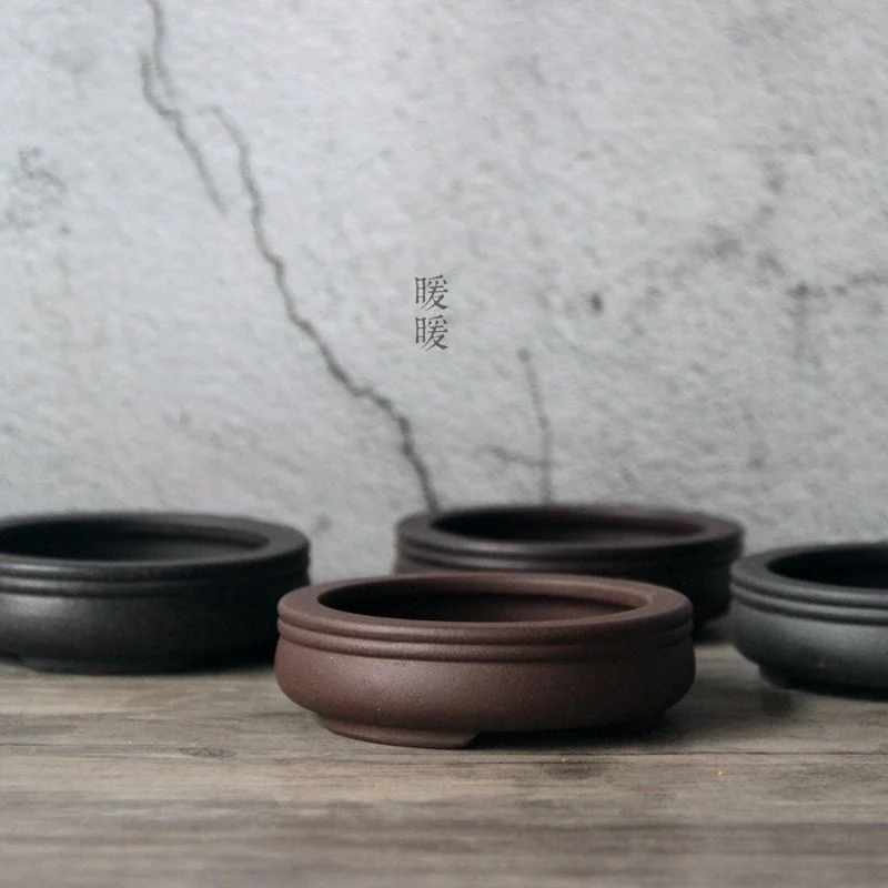 Ceramic Circle Bonsai Pot,Plat - đánh giá và giá Bonsai Garden China