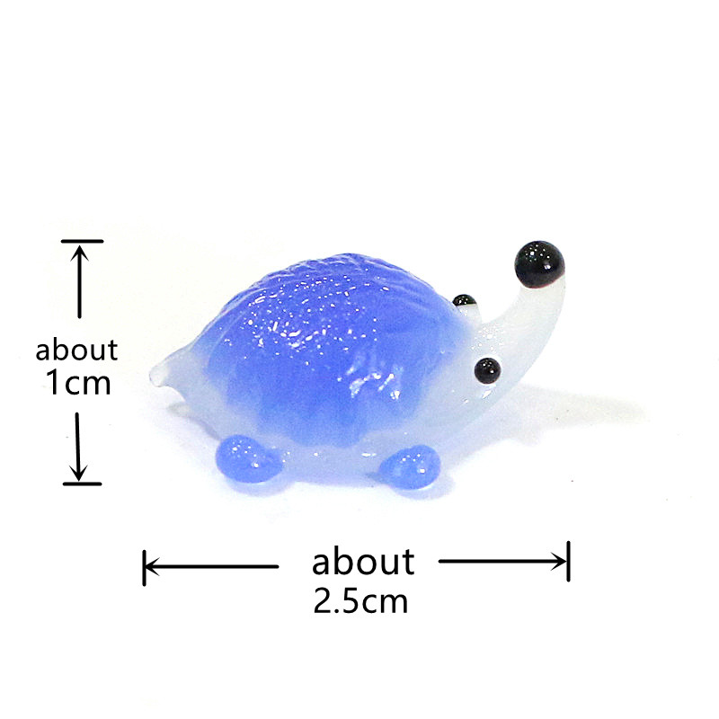 Handmade Mini Glass Hedgehog F - đánh giá và giá Japan Bonsai Garden
