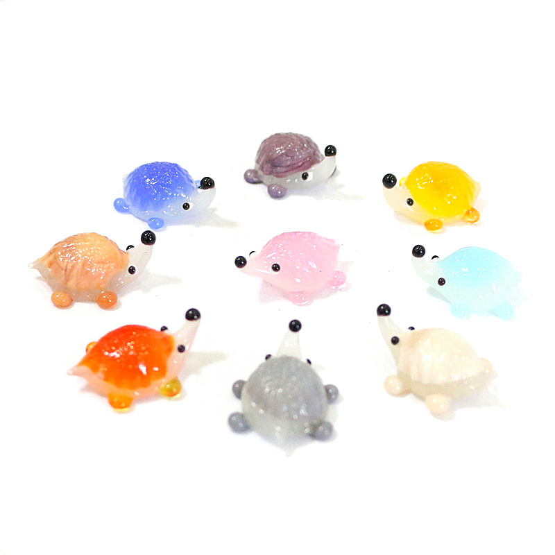 Handmade Mini Glass Hedgehog F - đánh giá và giá Japan Bonsai Garden