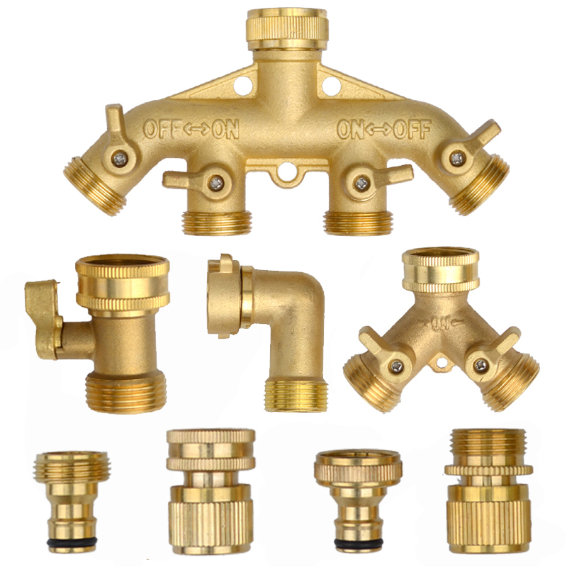 Heavy Duty Brass 1-2-4 way Spl - đánh giá và giá Gardena Hose Comfort