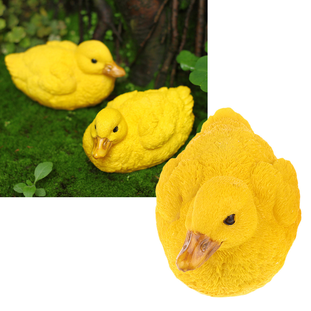 1Pair Yellow Duck Decoration R - đánh giá và giá Bonsai Garden With Pond