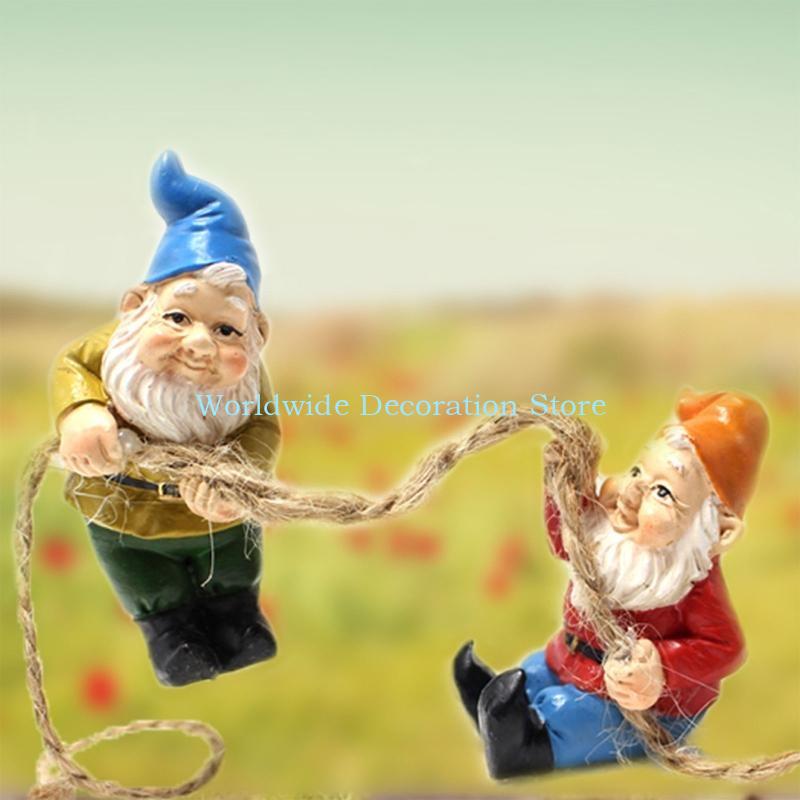 Q39B 4PCS Dwarf Resin Figurine - đánh giá và giá Bonsai Garden With Pond