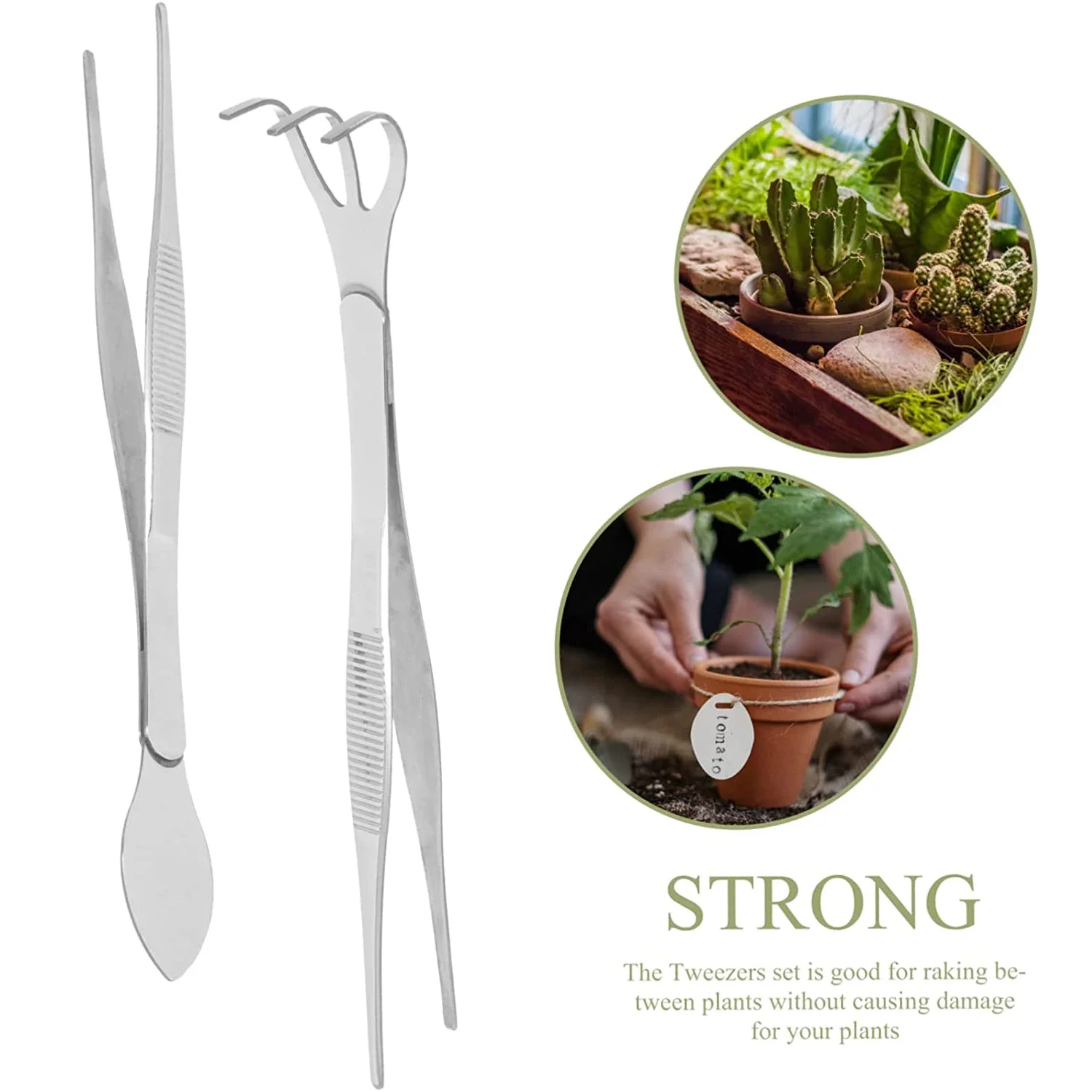1pc 2-in-1  304 Stainless Stee - đánh giá và giá Bonsai Garden Rake