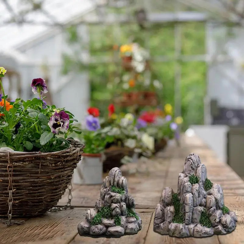 Mini Mountain Artificial Hill  - đánh giá và giá Bonsai Rock Garden