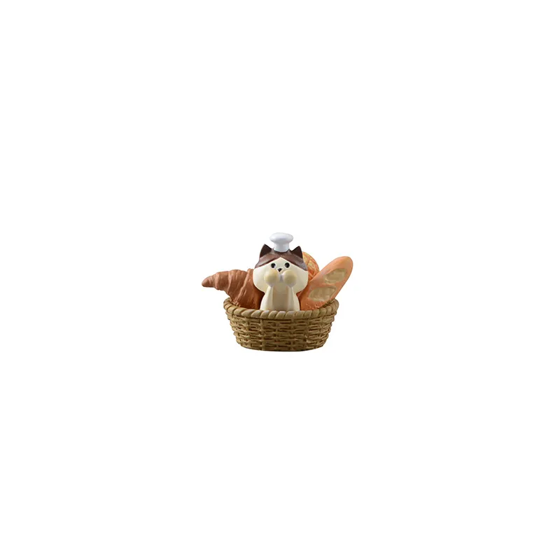 Zakka Style Cartoon Cat Bread  - đánh giá và giá Japan Bonsai Garden