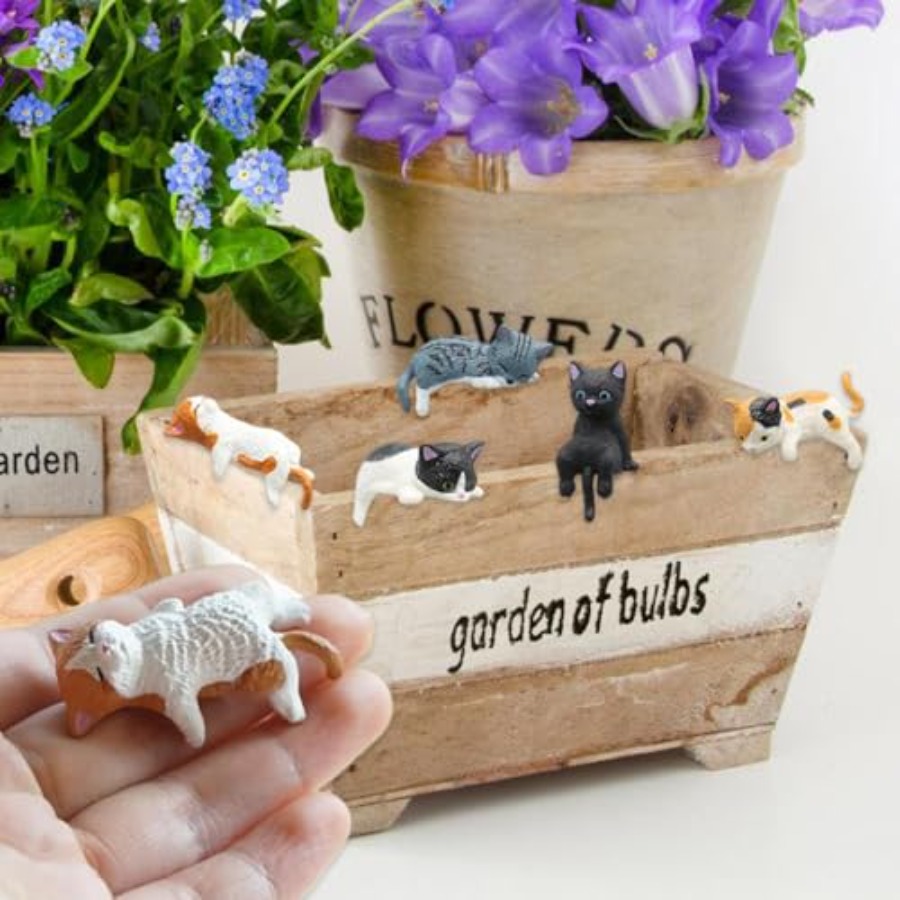 Miniature Cute Cat Figurines,  - đánh giá và giá Japan Bonsai Garden