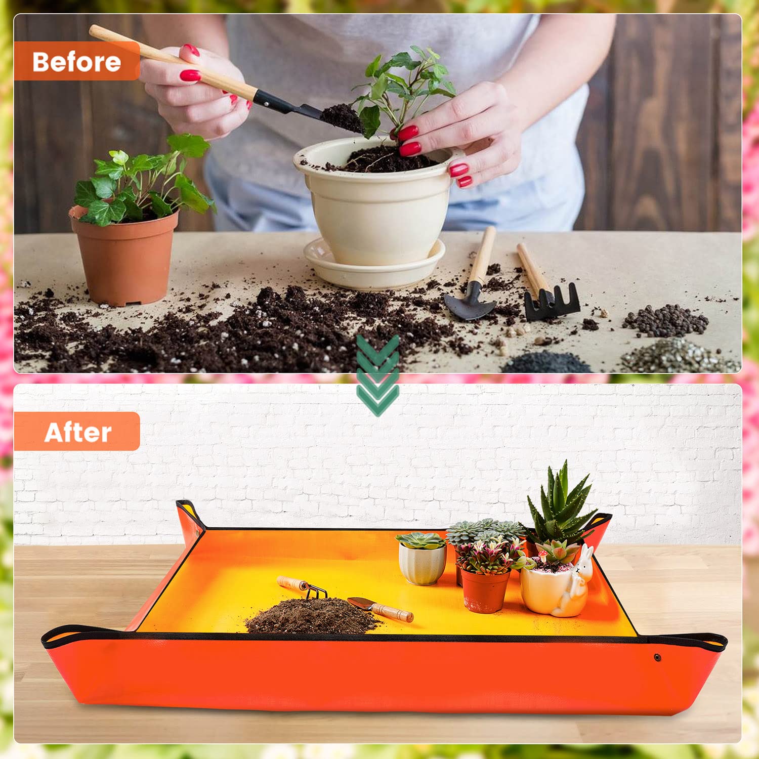 Waterproof Planting Mat PE Pla - đánh giá và giá Bonsai Repotting Mat