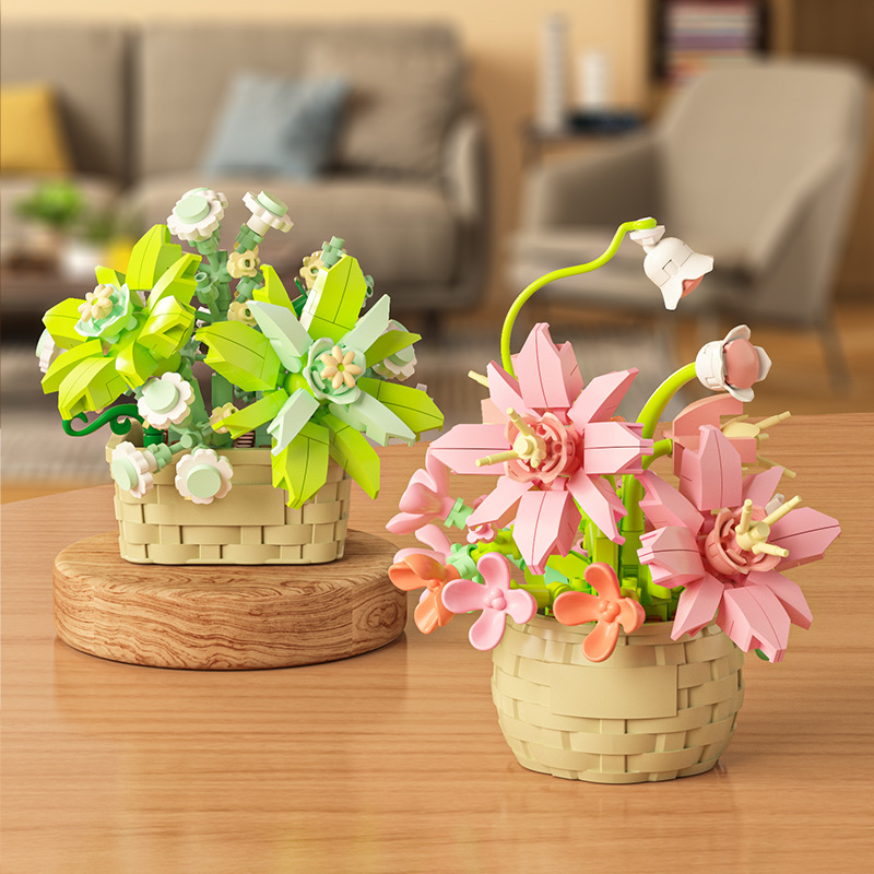 DIY MOC Potted Rose Sunflower  - đánh giá và giá Bonsai Garden Experts