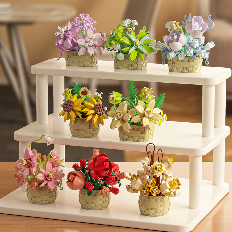 DIY MOC Potted Rose Sunflower  - đánh giá và giá Bonsai Garden Experts
