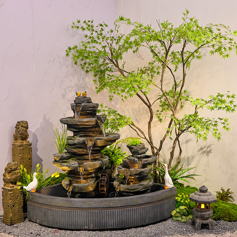 Garden fish pond water landsca - đánh giá và giá Bonsai Garden With Pond