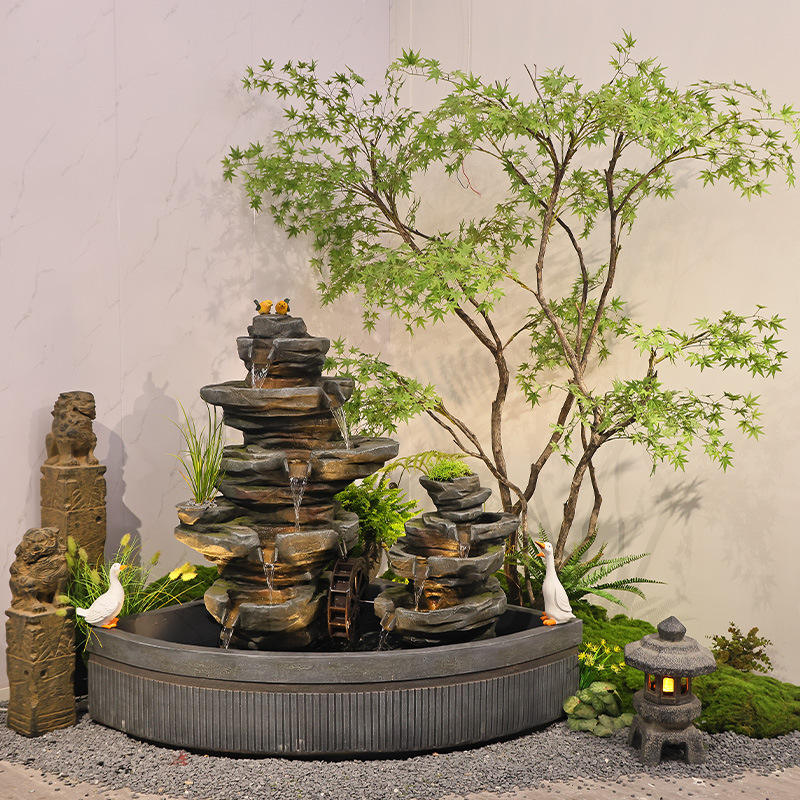 Garden fish pond water landsca - đánh giá và giá Bonsai Garden With Pond