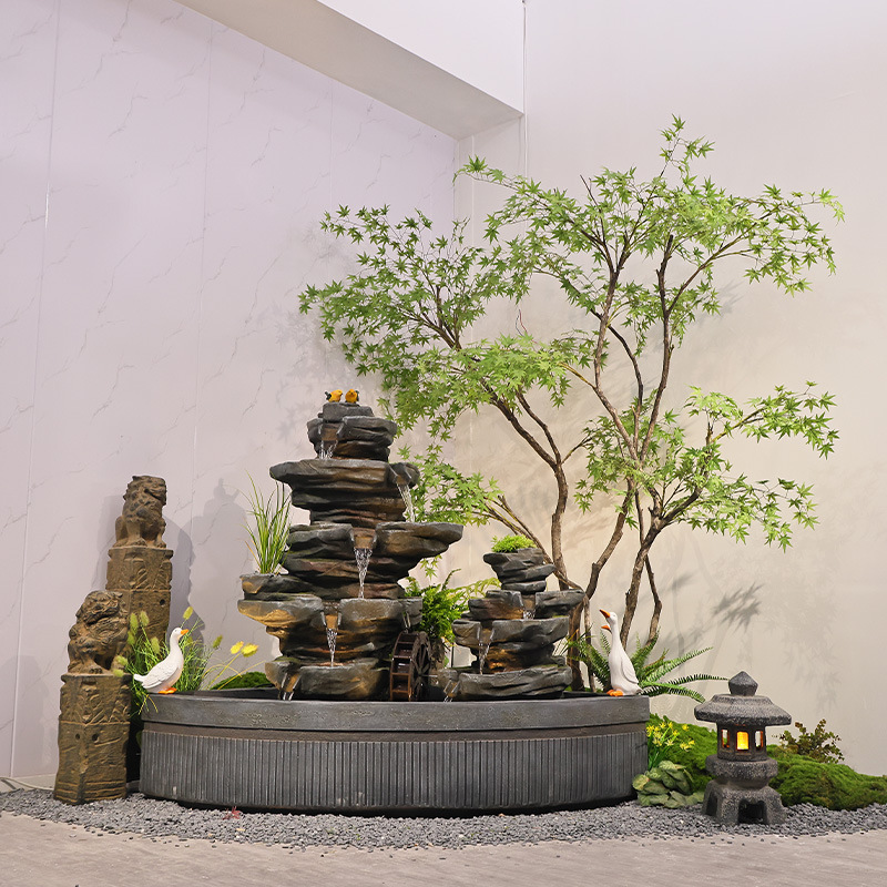 Garden fish pond water landsca - đánh giá và giá Bonsai Garden With Pond