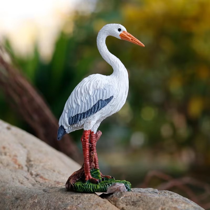 Mini Cute Egret Crane Resin St - đánh giá và giá Bonsai Garden With Pond