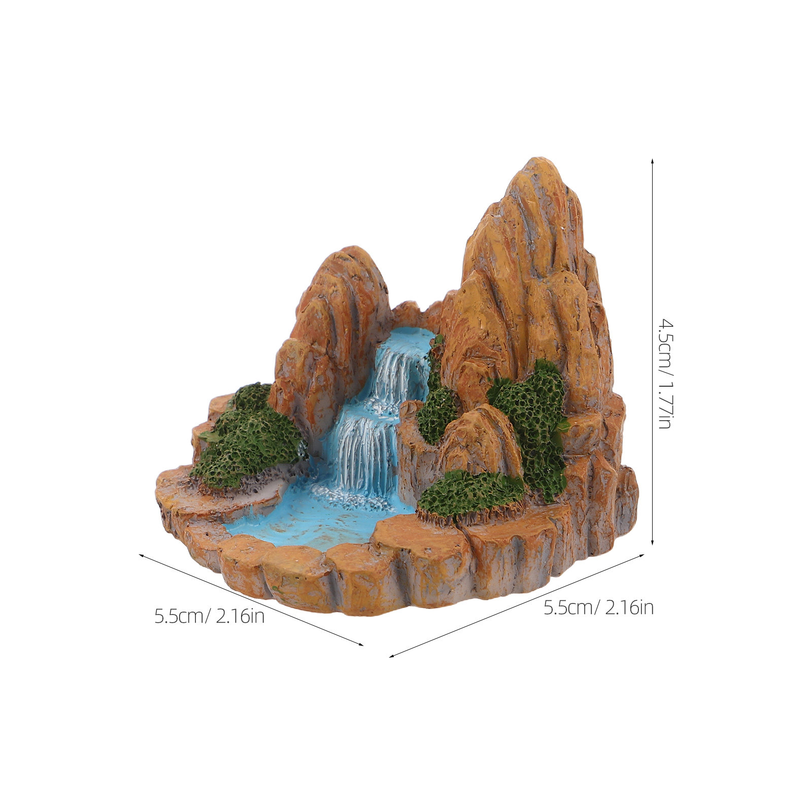 2Pcs Artificial Rockery Miniat - đánh giá và giá Bonsai Garden With Pond