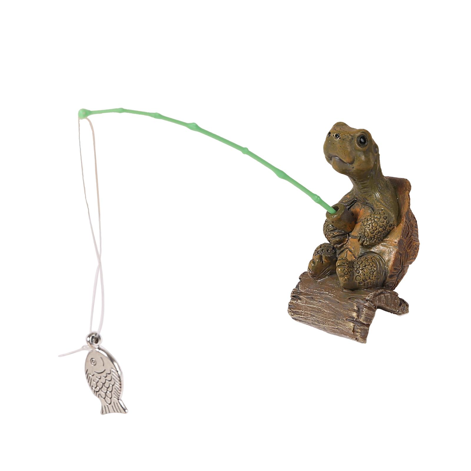 Fishing Turtle Statue Decorati - đánh giá và giá Bonsai Garden With Pond