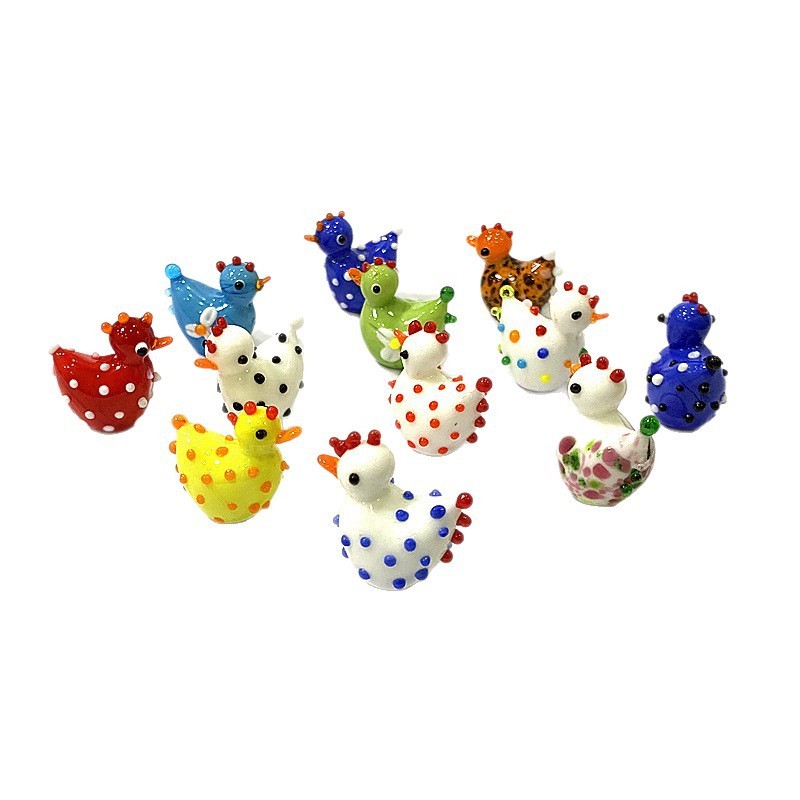 2PCS Handmade Cute Glass Chick - đánh giá và giá Japan Bonsai Garden