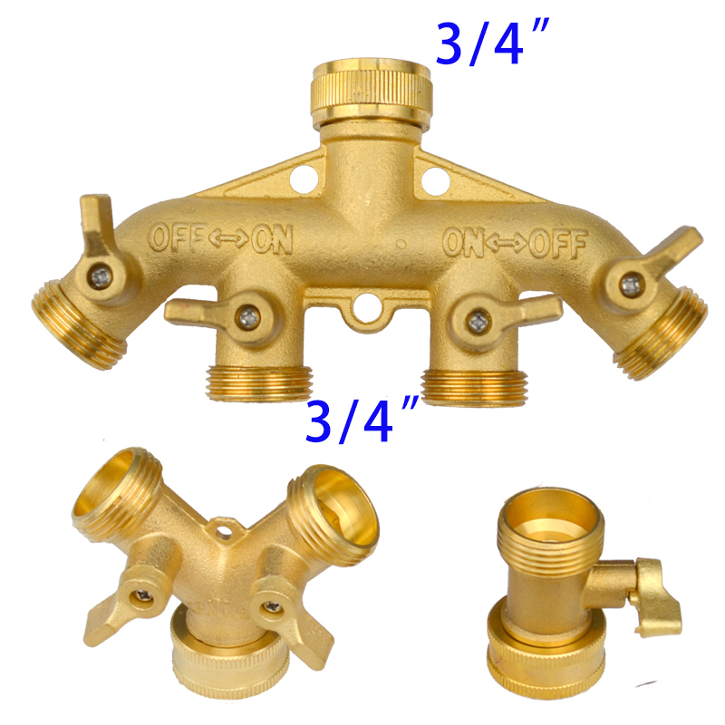 Heavy Duty Brass 1-2-4 way Spl - đánh giá và giá Gardena Hose Comfort