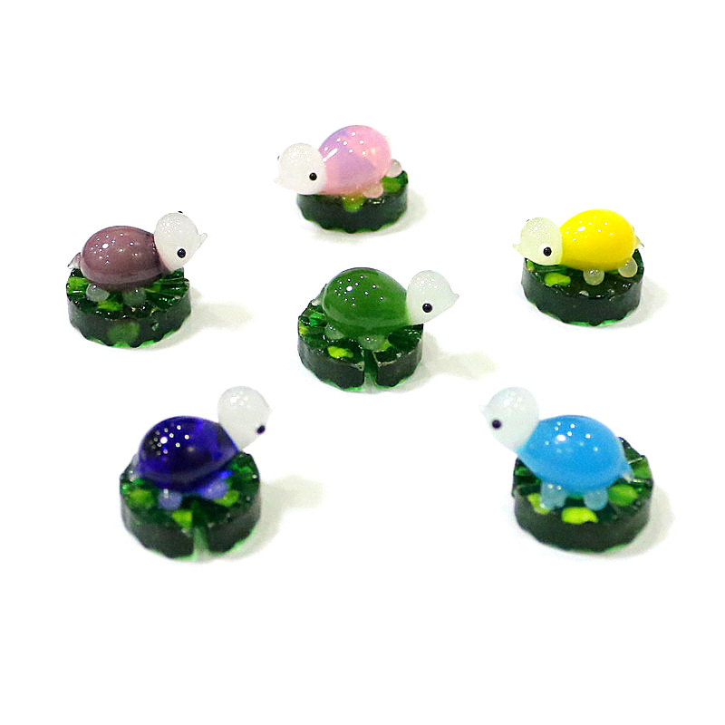 2pcs Colorful Mini Turtle Stat - đánh giá và giá Japan Bonsai Garden