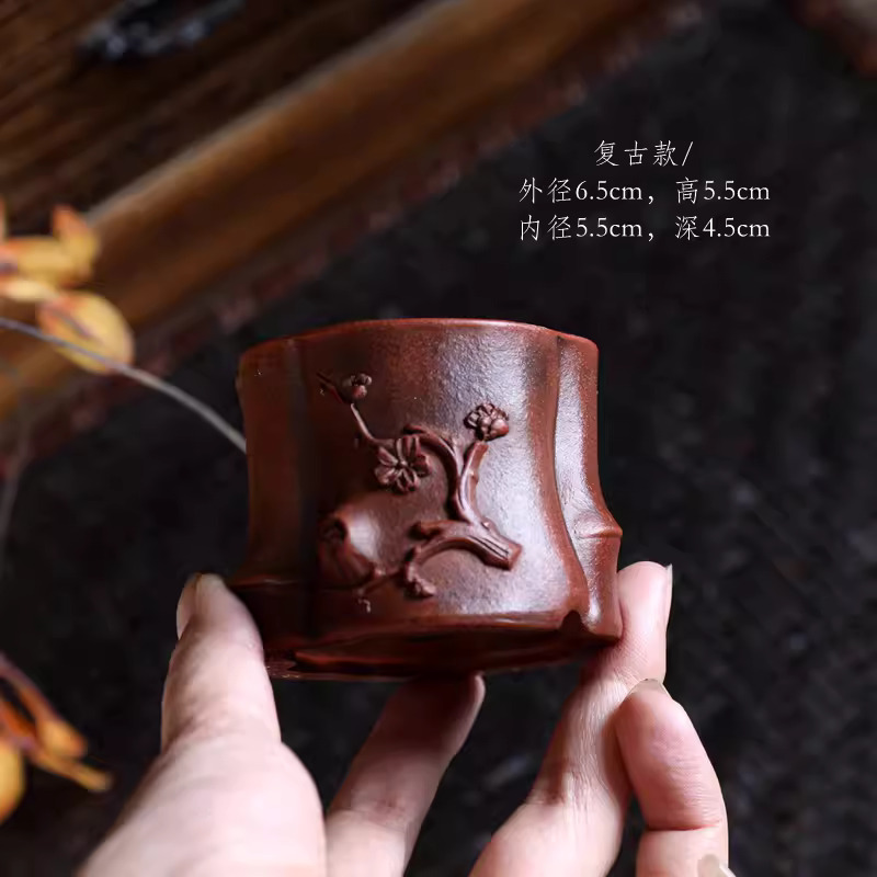 Purple Sand Bonsai Pot,Carved  - đánh giá và giá Bonsai Garden China