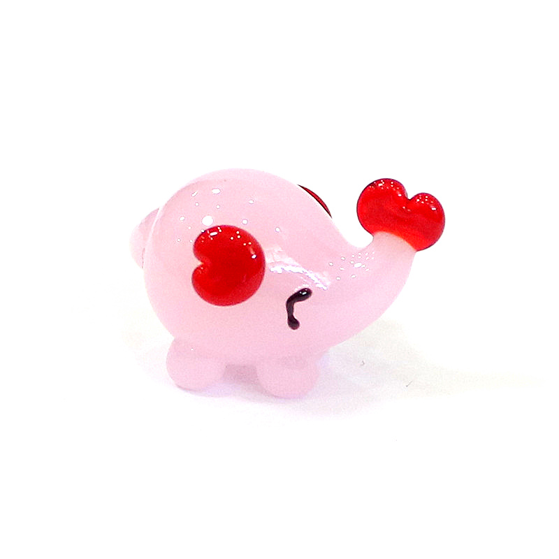 Cute Mini Glass Elephant Figur - đánh giá và giá Japan Bonsai Garden